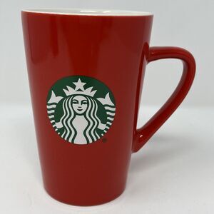 12-Oz Starbucks 2021 Tall Red Green Holiday Christmas Coffee Mermaid Tea Cup Mug